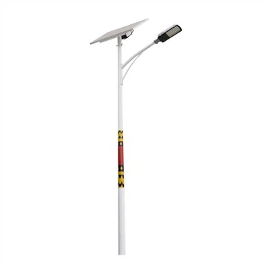 Sól LED götuljós með innbyggðri rafhlöðu