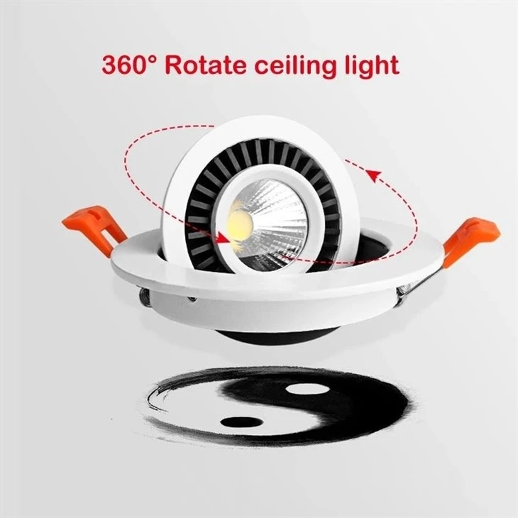 Adjustable Round LED COB Recessed Downlight best