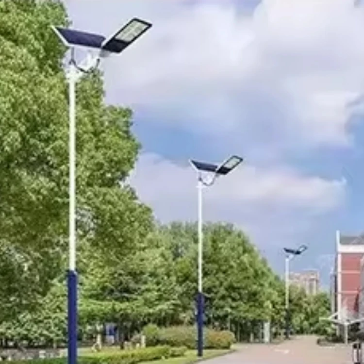 With Pole Outdoor LED Solar Street Light With Pole Outdoor LED Solar Street Light