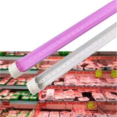 Hvernig T8 bleik LED kjötljós geta aukið sölu sláturhússins um 30% yfir nótt