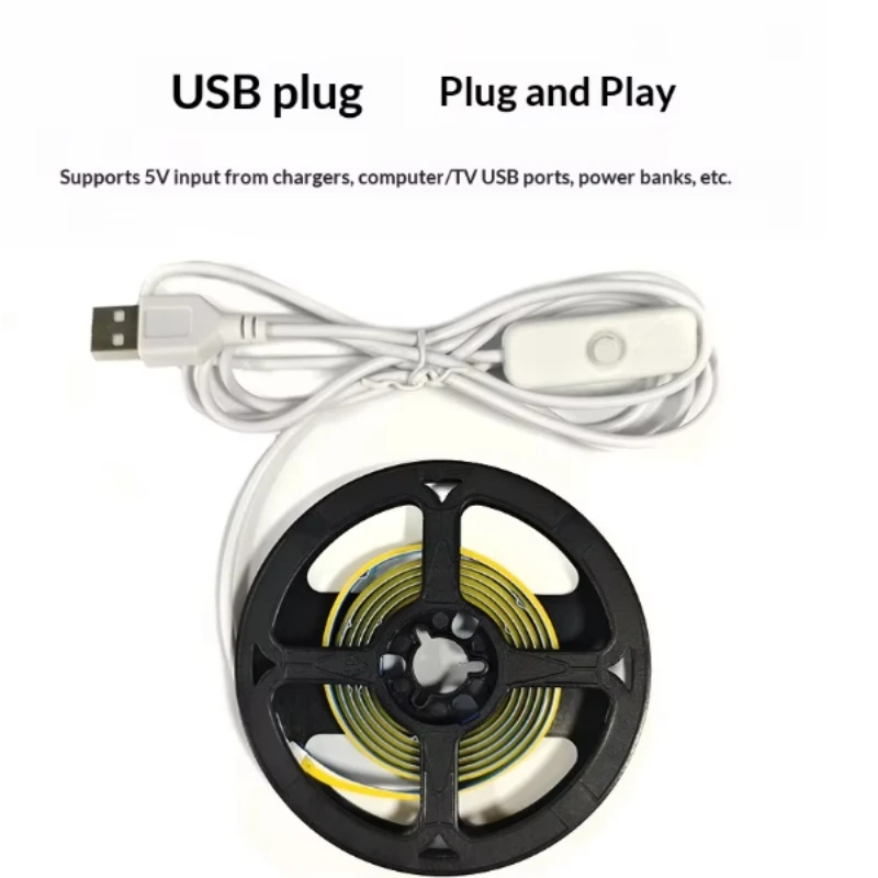 Cob Self-adhesive USB Led Strip Lights