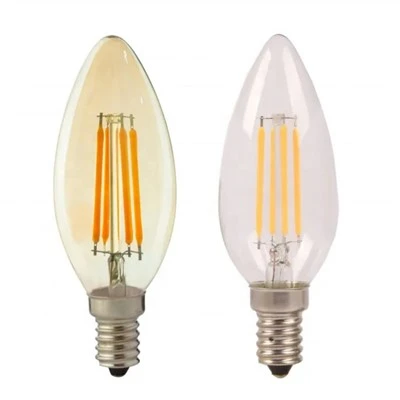Dimmanleg ljósaperur Led kertaljós
