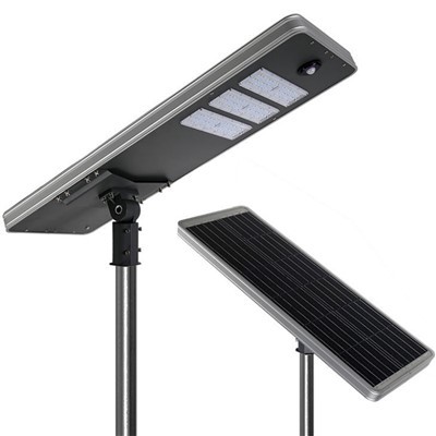 LED sólargötuljós 60W með rafhlöðu